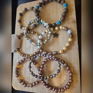 Boho Elastic Handmade Bracelet Bundle